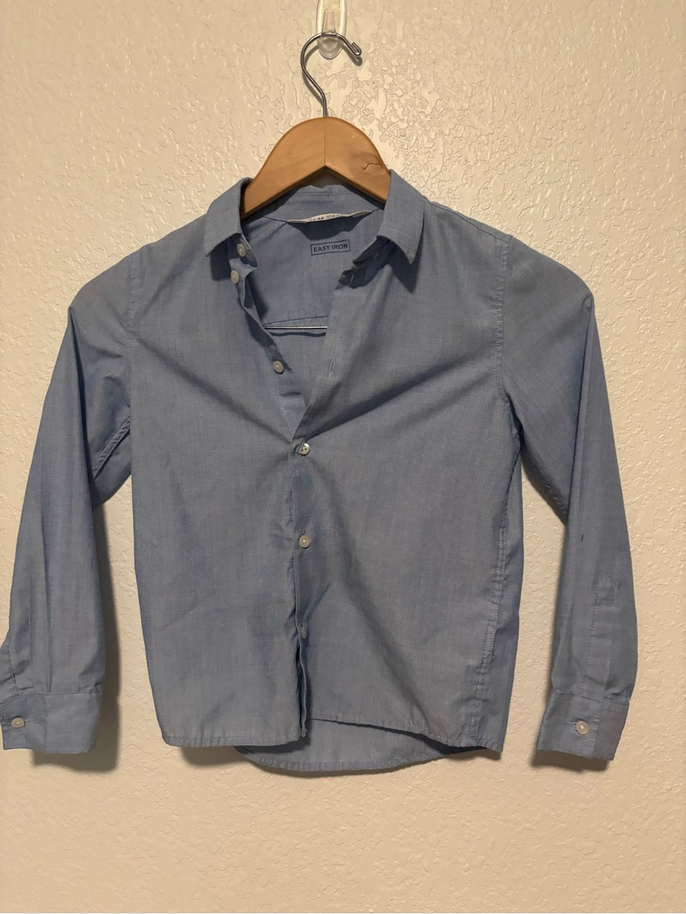 Light Blue H & M  Boys Button-Down Shirt